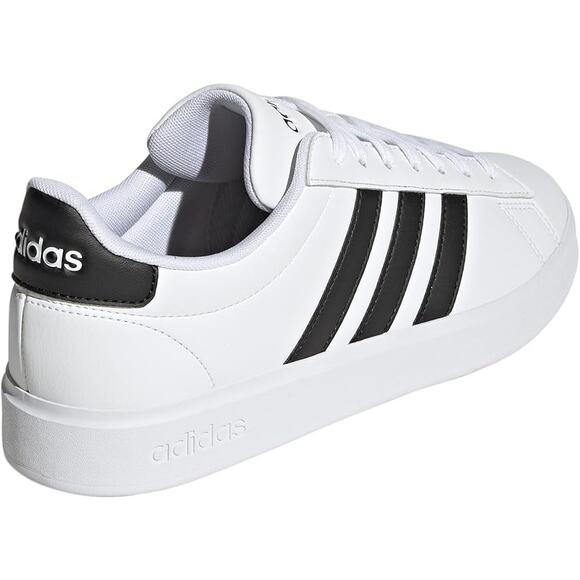 NWT adidas Men's Grand Court 2.0 Tennis Shoe, white/black-Size 11 - Picture 4 of 5